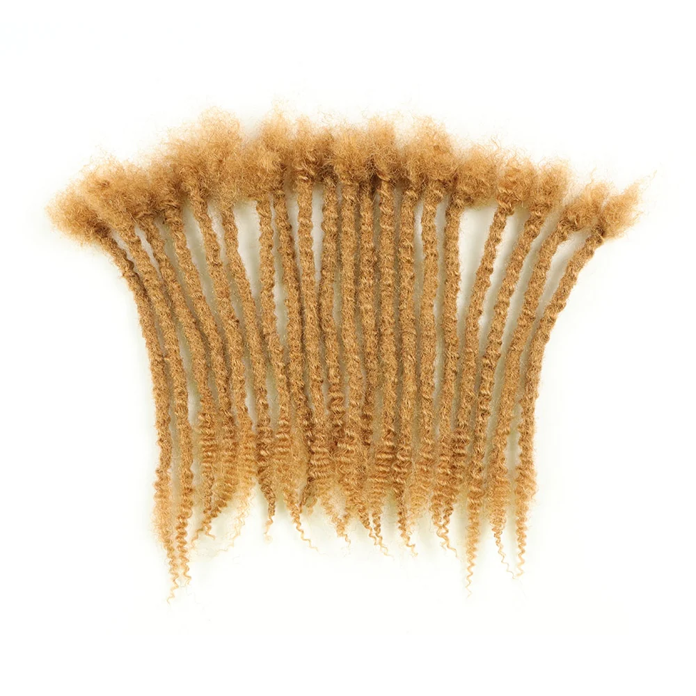 100% Human Hair Texture Locs Dreadlocks Extensions | Coiled Tips Locs - Image 6