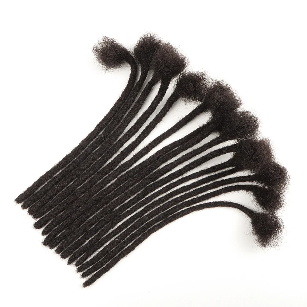 AHVast  100% Handmade Human Hair Locs Dreadlocks Extentions Afro Kinky Curly Hair Wholesale - Image 7
