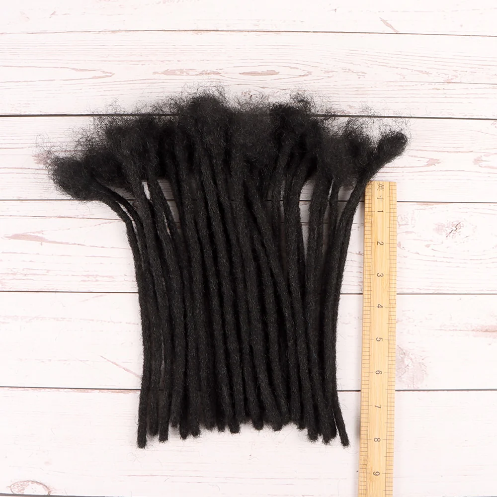 Human Hair Locs Extensions Natural Black Dreadlocks For Women and Men - Image 7