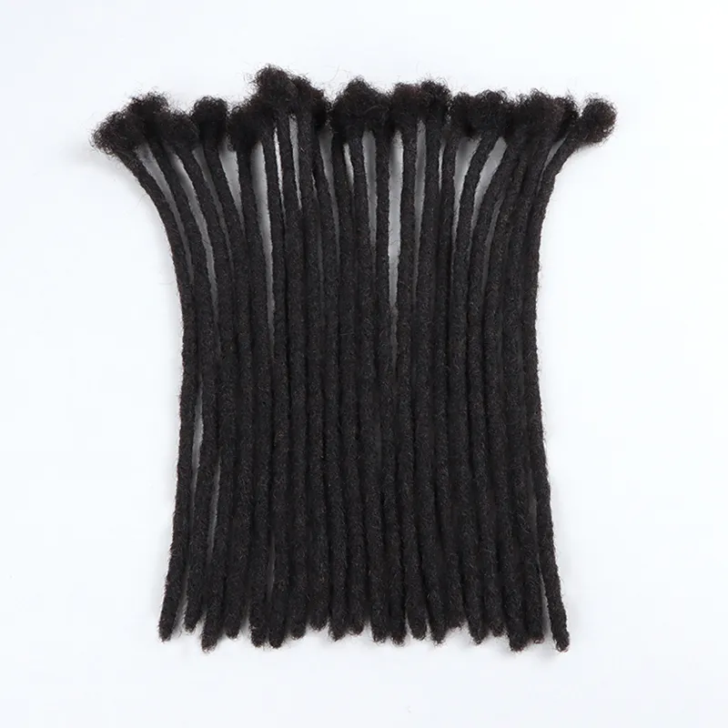 Locsoflove 0.2cm 0.4cm 0.6cm 0.8cm Dread Locks Crochet Hair 100% Real Human Hair Handmade Mirco Dreadlocks Extension For Men Women - Image 7