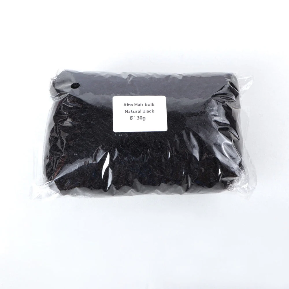 Natural Hair Extension Bulk | Natural Black - Image 4
