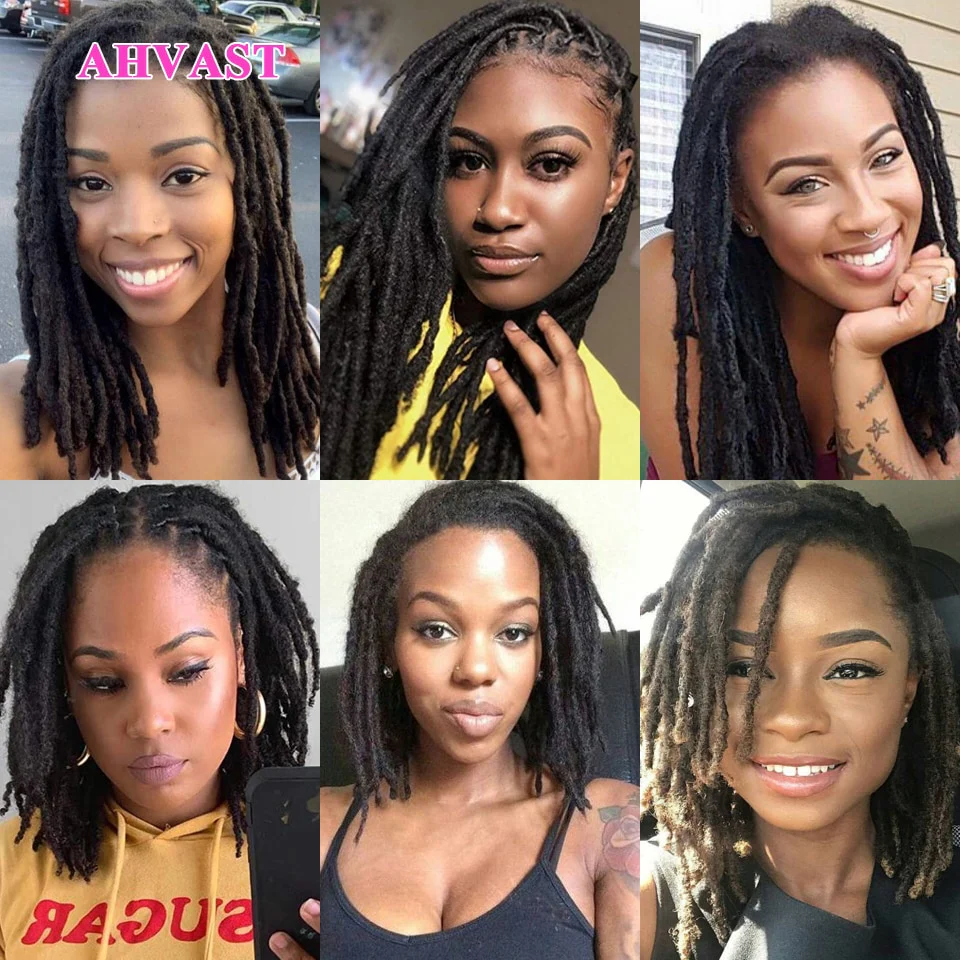 Salt And Pepper Color Cheap Dread Hair Extension - Image 4